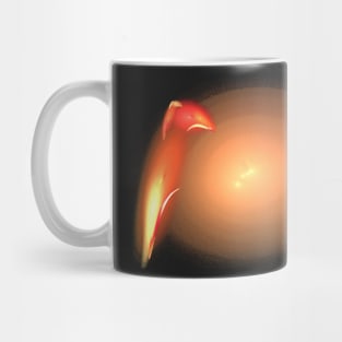 Orange Bird with Sun Mug